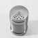 Solonka made of stainless steel “metallic”, 280 ml, 6.3 × 10.5 cm, silver color