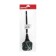 Decorative Antenna Skyway, 14.5 cm, rectangular base 65 x 50 mm, black