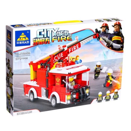 Designer Firefighters "Machine with a staircase", shoots with water, 278 parts-3