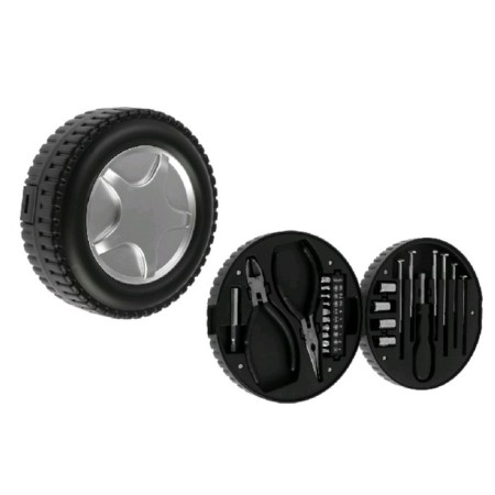 Tundra instruments set, gift plastic case "Wheel", 24 items