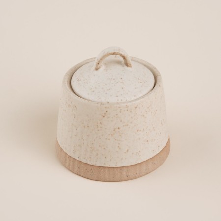 Ceramic sugar tower SL Home "Vento", 350 ml, 11 × 11 cm, beige color-5