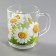 Glass mug "Flower itself", 250 ml, MIX drawing