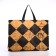 Bag without fastening, black/orange color