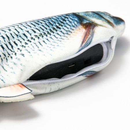 A toy for cats "Summer" with a moving tail and with a USB shipping, 28 cm-3