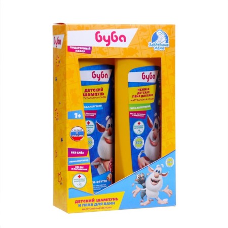 Gift set of children's tibia: shampoo, 250 ml + Penna for baths, 250 ml-3