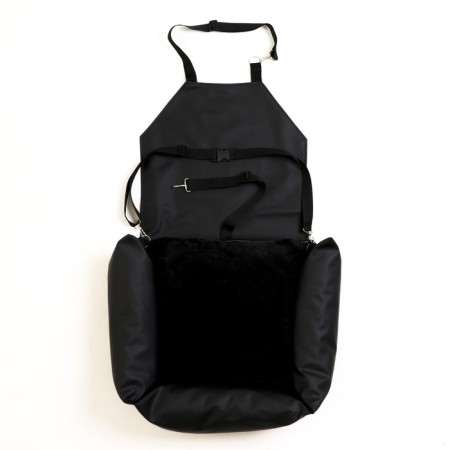 Autonomous Office for animals, eco -leather, black-5