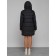Coat insulated winter female, size 48, black color