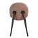 Bente chair, 490 × 620 × 860 mm, pink color