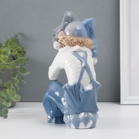 Souvenir Ceramics "Clown after the performance" Color 20x14.5x9 cm-3