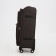 Small 24 suitcase "on lightning, code castle, with extension, brown color