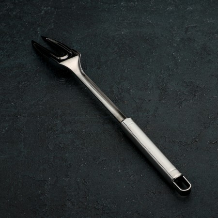 Flip for stainless steel meat of the “base” shade, h = 36 cm, silver color-1