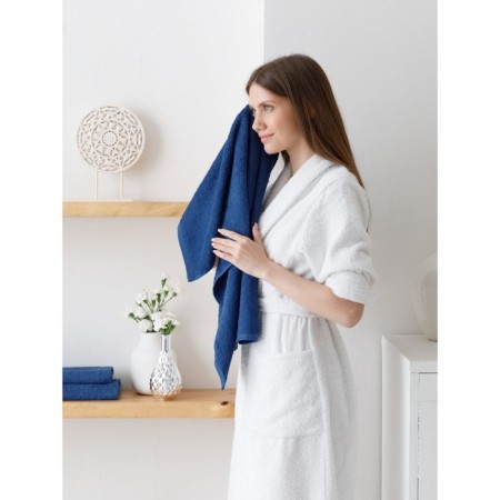 Tainted towel Limogen, size 40x70 cm, blue color