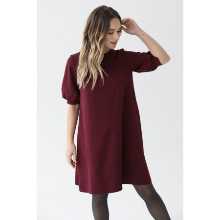 Dress with lush sleeves, size 52