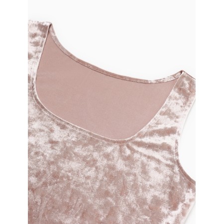Top female kaftan "velvet", 48-50, pink-8