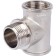 The STOUT SFT-0065-000111, 1 "x 1" x 1 ", internal/external/internal, nickel. Brass