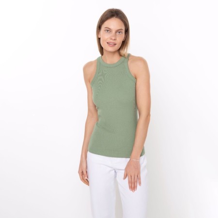 T -shirt female, green color, size 44-1
