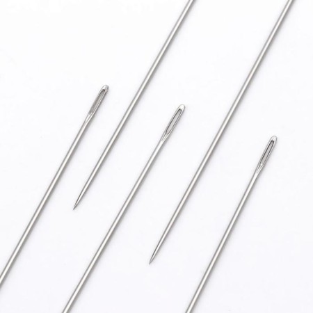 Sewing needles for darn No. 1, d = 0.61 mm, 4.55 cm, pointed, 10 pcs, from 200129-1