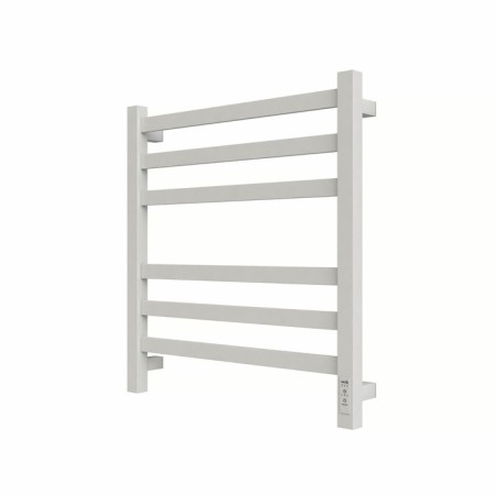 Electric towel Grois Bruno, 500x600 mm, 6 crossbars, lower, white-1