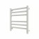 Electric towel Grois Bruno, 500x600 mm, 6 crossbars, lower, white