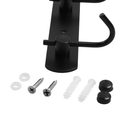 Cappio CVP004 hanger, metal, five -rose, black color-5