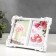 Photo frame plastic in 2 photos "Patterned corners" 10x15 cm, 18.5x24.5 cm