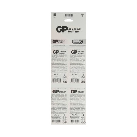 Alkalin battery GP, AA, LR6-16BL, 1.5V, tear-off blister, 4x4 pcs-1