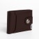 Male purse on a magnet, department for bills, for maps, for coins, brown color