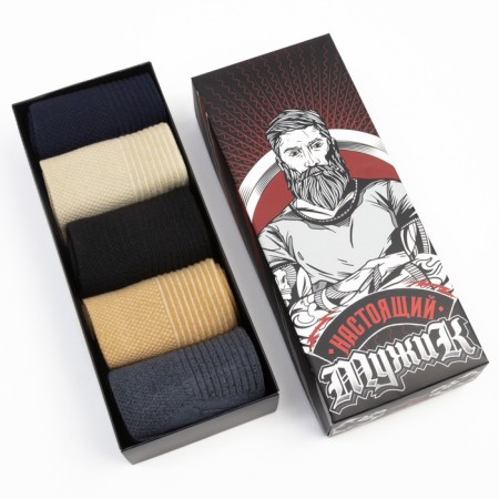 Set of men's socks KAFTAN "Real Man" 5 pairs, rr 39-41