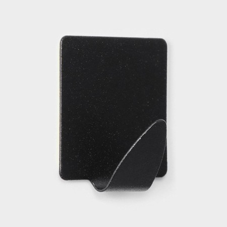 A set of metal self -adhesive hooks Savanna Black Loft Box, 6 pcs, 3.5 × 3.8 × 1.8 cm-3