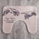 Bathroom mat Ethel "Forever", 50x40 cm, velor