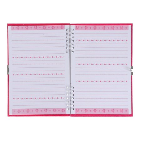 Notebook Gift Book on a lock, A5, 50 sheets, line, "Butterfly", mix-5