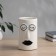 VAZA Ceramics Table "Picasso" (manual painting) Resentment, 18x11 cm, black and white
