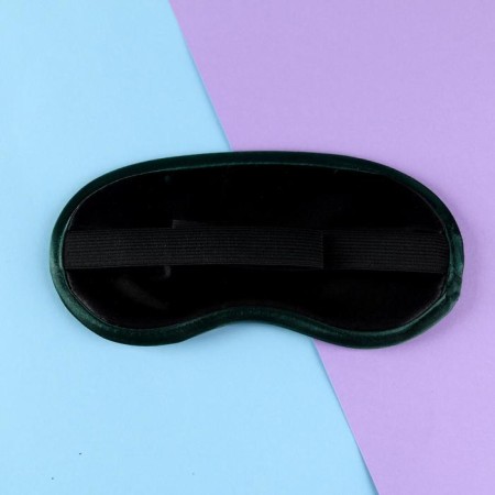 Mask for sleeping "Tropics", 19.5 x 8.5 cm, black color-1