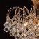 Pearl chandelier 6x60W E14 gold