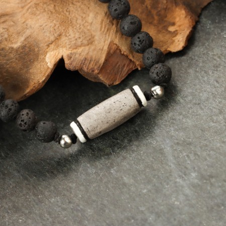 Bracelet from Lava with Busina Ji Longevity No. 4-2
