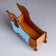 Wooden Kashpo "Dachshund", 21x7x15 cm, oak-blue