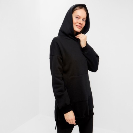 Feminine hoodies, black color, size 50-12