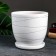 Flower pot "Magnolia" White, 4.7 liters