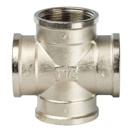 Cross Stout SFT-0031-000112, 1 1/2 ", internal/internal, nickelled brass-1