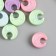 Busina for creativity plastic "Month. Purumatic gloss" mix 0.8x2.3x2.3 cm