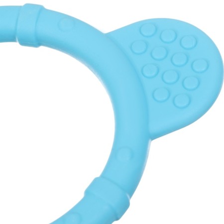 Silicone “Circle” reject, blue color, hep, button-3