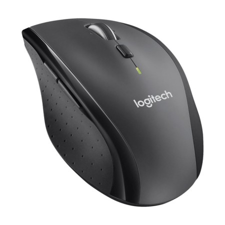 Logitech m705 mouse gray/black optical (1000dpi) wireless USB for a laptop (5but)-1