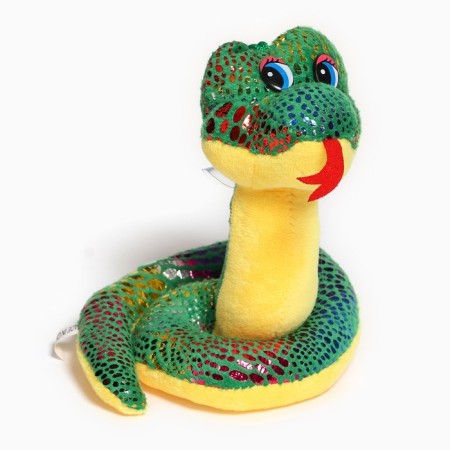 Soft toy "Snake with a tongue" on a suspension, 13 cm-1