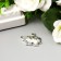 Decor for creativity Metal "Elephant with a Popone-Set" silver 1.7x2.6 cm