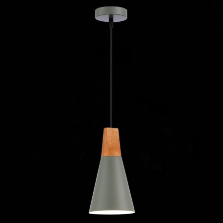 Suspension EVOLUCE. Sle125173-01. Modica. 1x40 W, E14, 14x14x25 cm, gray color-1