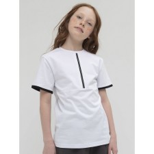 T -shirt for girls, height 116 cm, white color