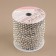 Beads on threads, flat, 14 mm, 9 ± 1 m, silver color