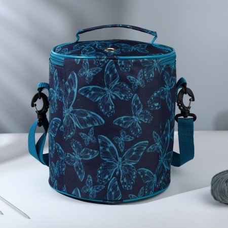 Futter Bag "Butterflies", 2 eyelets, d = 21 × 23 cm, color colorful color-3