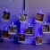 Garland “thread” 4.5 m with nozzles “clothespins”, IP20, transparent thread, 20 LED, glow blue, 220 V