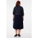 Women's dress, size 62, blue color